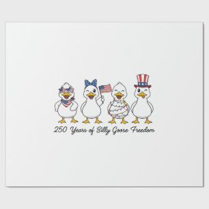 Papier Cadeau 250 ans de la liberté de Silly Goose Semiquincente