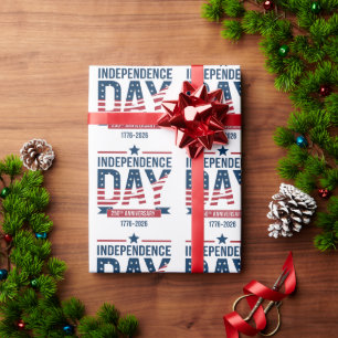 Papier Cadeau 250e anniversaire de l'indépendance des États-Unis