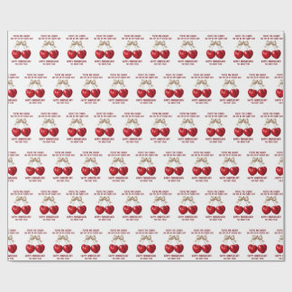 Papier Cadeau 4th Anniversary Card, Fruit Anniversary Ornament