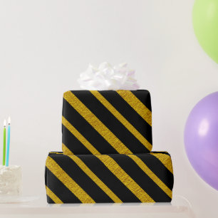 Papier Cadeau 50 et Fabulous Black and Gold
