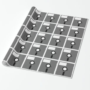 Papier Cadeau 5,25 pouces d'à disque souple - vieille disquette