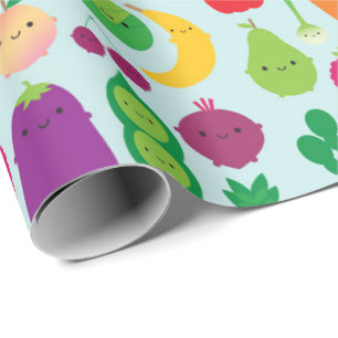 Papier Cadeau 5 Fruits et légumes par jour