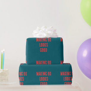 Papier Cadeau 80 Citation Humour