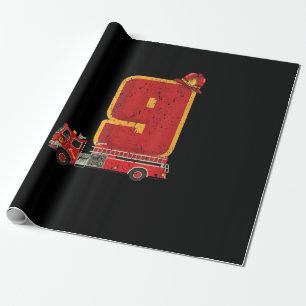 Papier Cadeau 9 Anniversaire Cadeaux Garçon Pompier