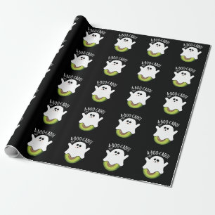 Papier Cadeau A-boo-cado Drôle Avocado Puns Dark BG