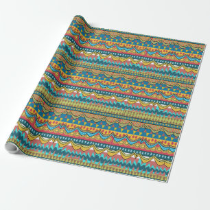 Papier cadeau à motif africain