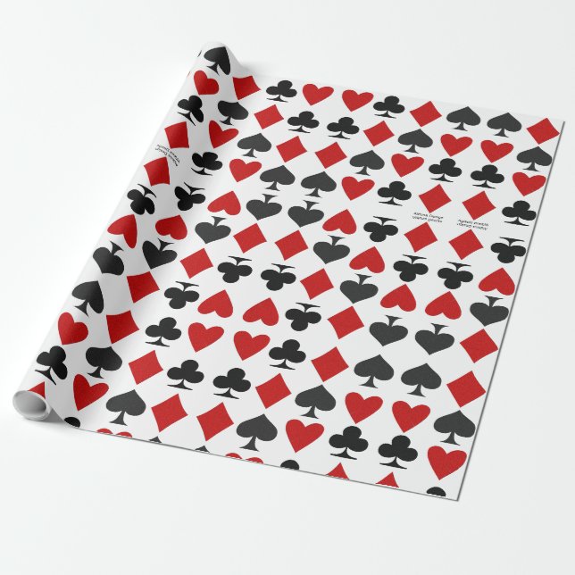 Papier Cadeau à Motif Solitaire (Déroulé)