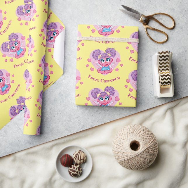 Papier Cadeau Abby Cadabby Valentine Hearts Graphisme (Artisanat)