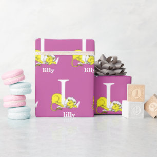 Papier Cadeau ABC du Dr Seuss : Lettre L - Blanc   Ajouter Votre
