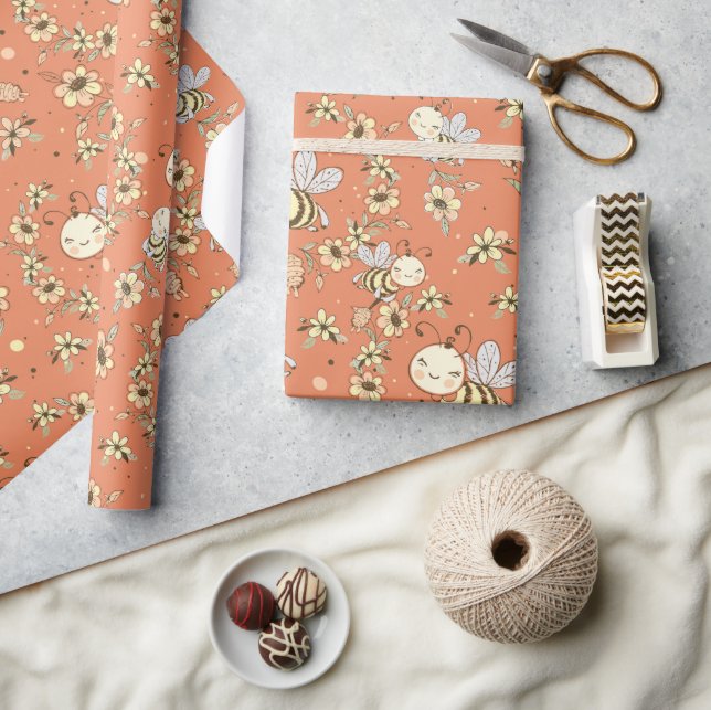 Papier Cadeau Abee mignonne (Artisanat)