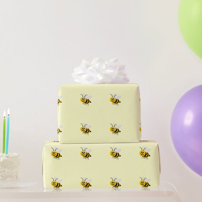 Papier Cadeau Abeilles (Cadeaux de fête)
