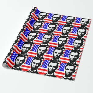 PAPIER CADEAU ABRAHAM LINCOLN-UNION
