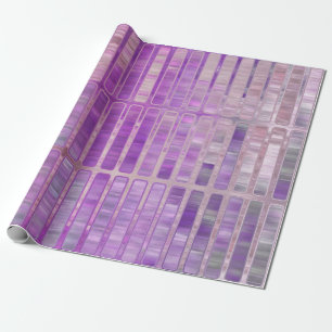 Papier Cadeau Abstrait brillant en mosaïque violet arrière - pla