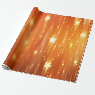 Papier Cadeau abstrait fond orangé brillant abstrait, art, dos