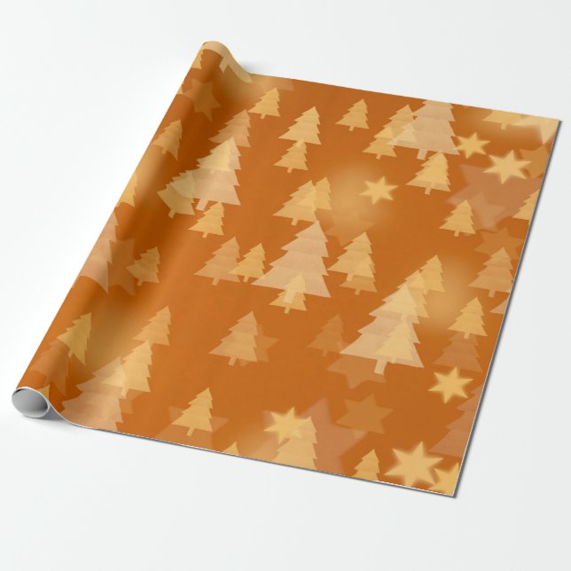 Papier Cadeau Abstraits flocons de neige. 2d illustration. Noël (Déroulé)