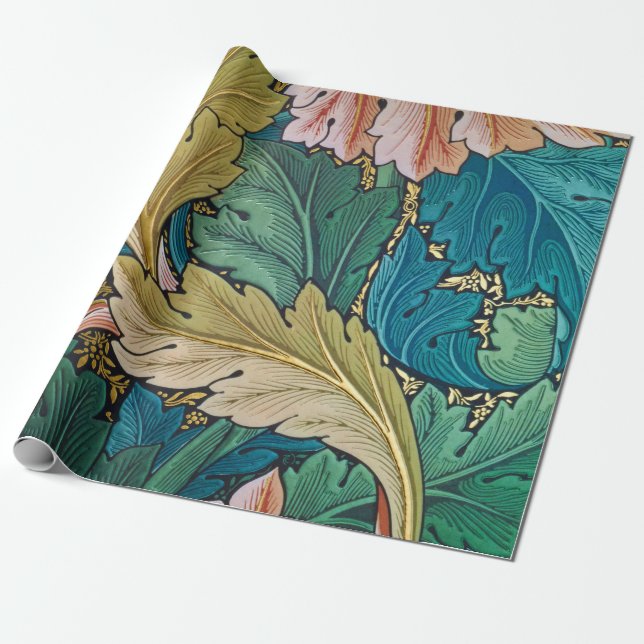 Papier Cadeau Acanthus, Wallpaper de William Morris (Déroulé)