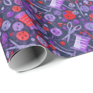 Papier Cadeau Accueil Hobby papier à coudre Collage Motif bleu r