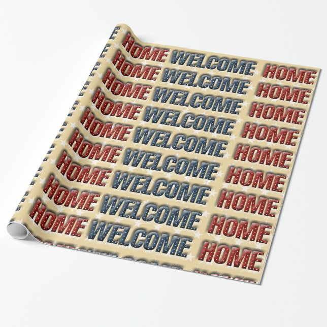 Papier Cadeau Accueil militaire (Déroulé)