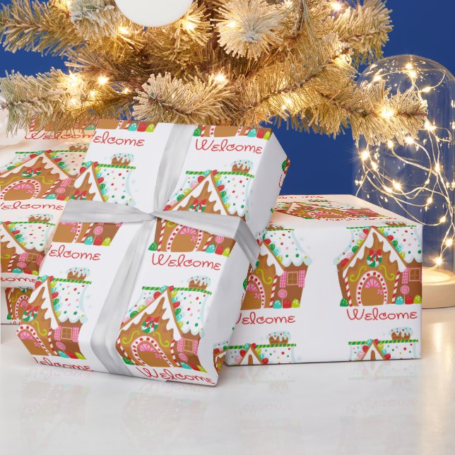 Papier Cadeau Accueil pain d'épices (Vacances)