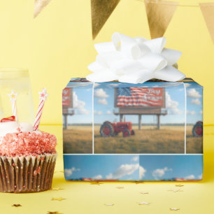 Papier Cadeau Acheter Panneau Billboard Américain Avec Vieux Tra