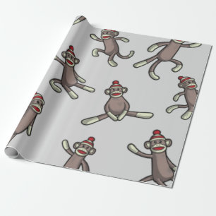 Papier Cadeau Action du singe de choc