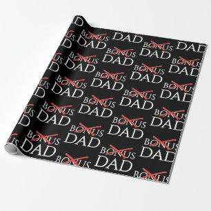 Papier Cadeau Adoption Beau-Père BONUS PÈRE Fête des Pères