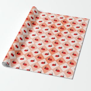 Papier Cadeau adorable Ladybugs