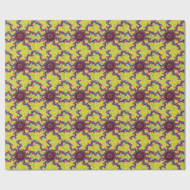 Papier Cadeau Affiche abstraite (Plat)