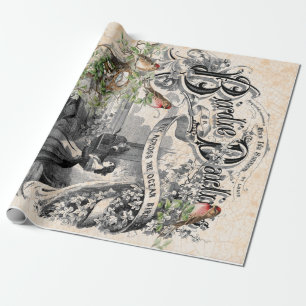 Papier Cadeau Affiche chérie de Decoupage de birdie