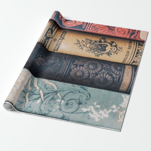 Papier Cadeau Affiche de Decoupage d'épine de livre