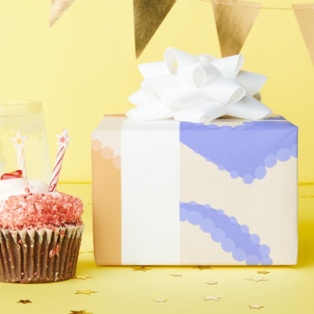 Papier Cadeau Affiche Hippie les années 70 style super (Fête d'anniversaire)