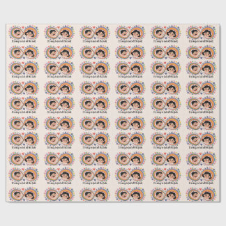 Papier Cadeau Affirmation positive Emoji Émotion Santé mentale