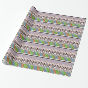 Papier Cadeau Africa Asia traditional