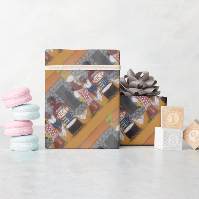 Papier Cadeau Africain traditionnel Homestead Lifestyle (Baby Shower)