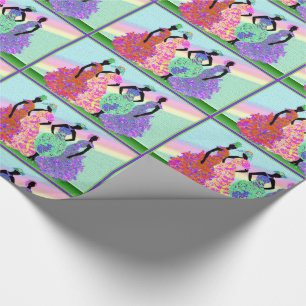 Papier Cadeau African Rainbow Parade