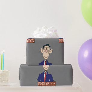 Papier Cadeau Agent d'information Commis professionnel