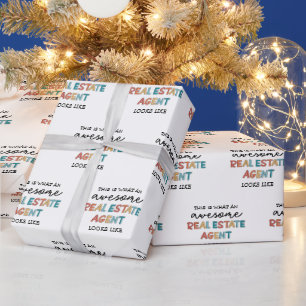 Papier Cadeau Agent Immobilier Drôle Awesome Réalisateur