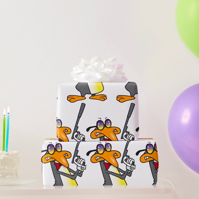 Papier Cadeau Agent secret Penguin (Créateur téléchargé)
