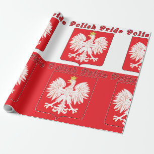 Papier Cadeau Aigle de la fierté polonaise