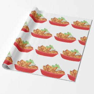 Papier Cadeau Ailes de poulet