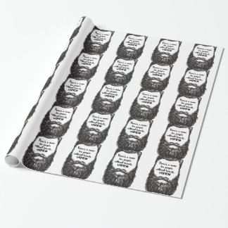 Papier Cadeau Aimez la barbe