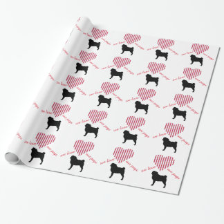 Papier Cadeau aimez nos carlins