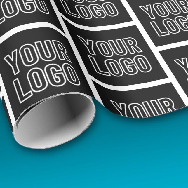 Papier Cadeau Ajoutez votre logo d'entreprise, votre photo ou vo (Créateur téléchargé)