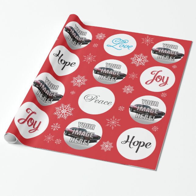 Papier Cadeau Ajoutez votre photo ! Chevy Camaro (Déroulé)