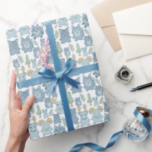 Papier Cadeau Alaskan Wild Animals Envelopper du papier