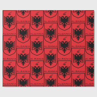 Papier Cadeau Albanian National Coat of Arms Heritage Ink