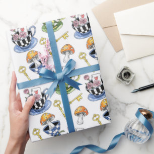Papier Cadeau Alice au pays des merveilles Motif