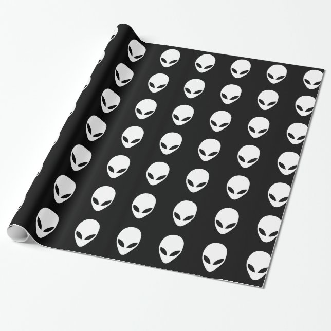 Papier Cadeau Alien (Déroulé)