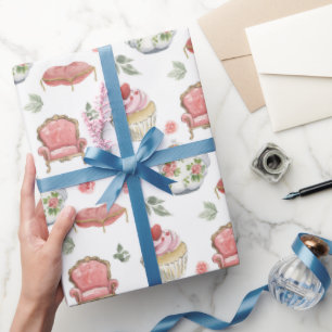 Papier Cadeau Alisa aquarelle en Motif Wonderland