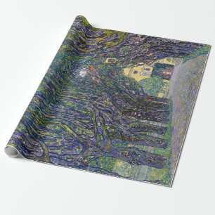 Papier Cadeau Allée au château de Kammer, Gustav Klimt